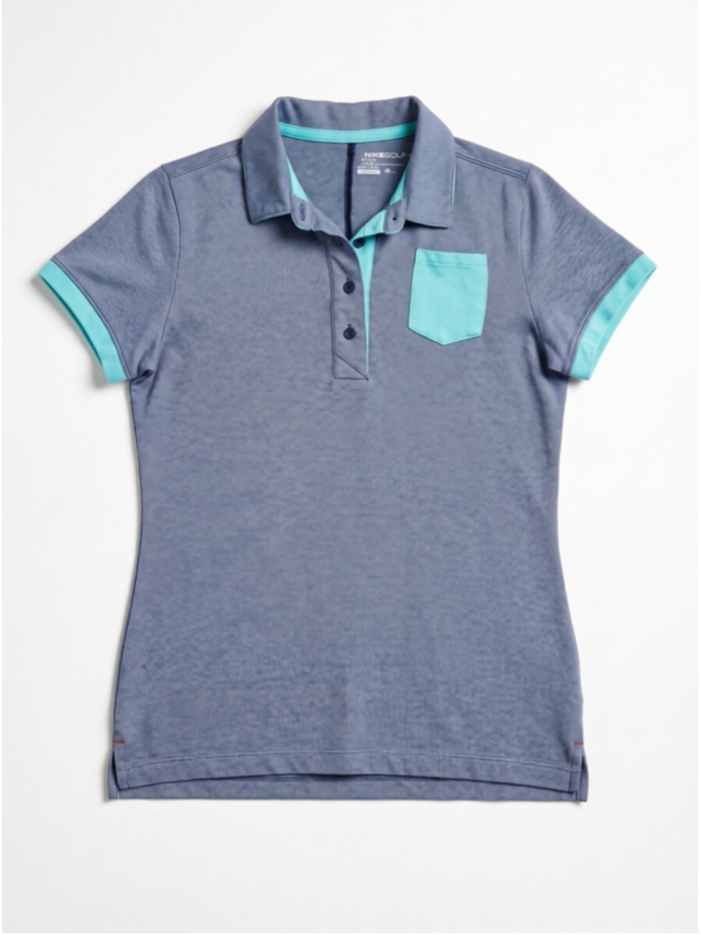 NIKE Collared Shortsleeves Golf Shirt, Outdoor Sporty, Sz L